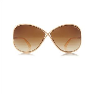 Tom Ford MIRANDA OVERSIZED SOFT SQUARE SUNGLASSES